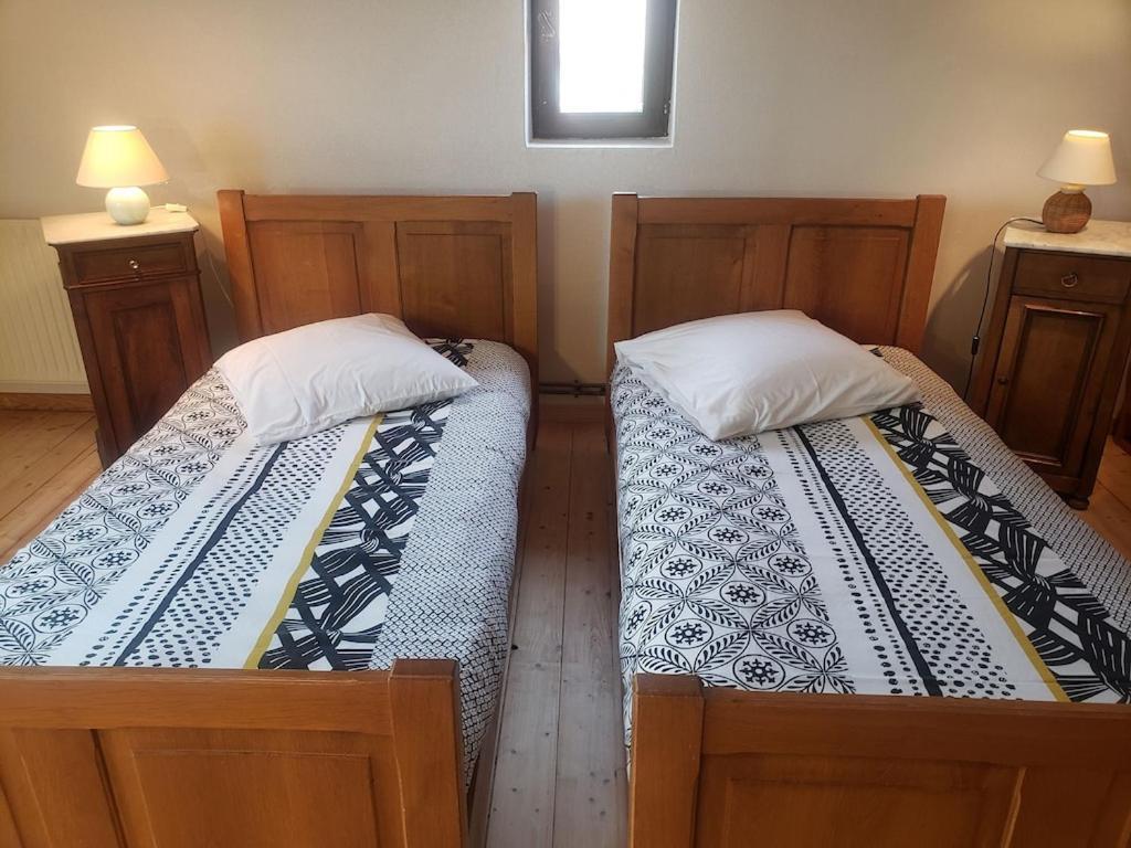 Gite Au Petit Ruisseau-Etage Et Combles-Maison Alsacienne 4 Personnes 4 Nuitees Minimum Langensoultzbach Buitenkant foto