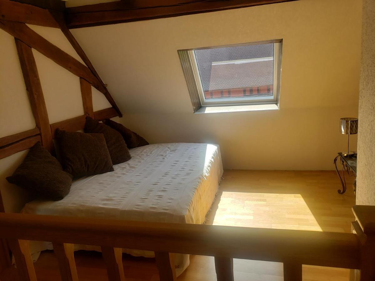 Gite Au Petit Ruisseau-Etage Et Combles-Maison Alsacienne 4 Personnes 4 Nuitees Minimum Langensoultzbach Buitenkant foto