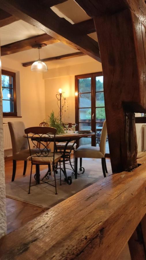 Gite Au Petit Ruisseau-Etage Et Combles-Maison Alsacienne 4 Personnes 4 Nuitees Minimum Langensoultzbach Buitenkant foto