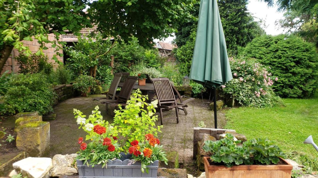Gite Au Petit Ruisseau-Etage Et Combles-Maison Alsacienne 4 Personnes 4 Nuitees Minimum Langensoultzbach Buitenkant foto
