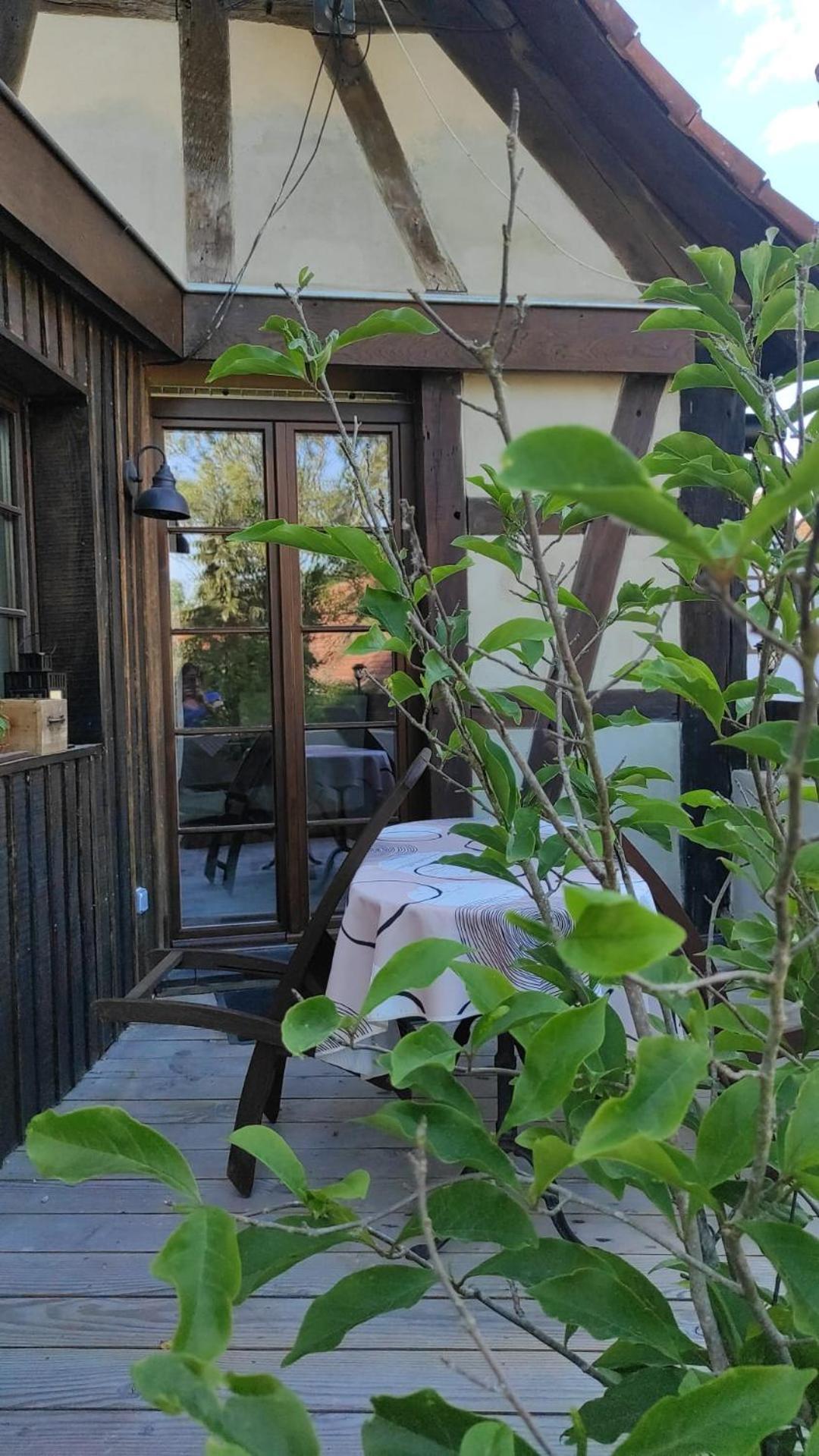 Gite Au Petit Ruisseau-Etage Et Combles-Maison Alsacienne 4 Personnes 4 Nuitees Minimum Langensoultzbach Buitenkant foto